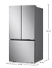 LG 33" 25 Cu. Ft. Smart French-Door Refrigerator - Stainless Steel - LF25S6000S  | Réfrigérateur intelligent LG de 33 po et de 25 pi³ à portes françaises - acier inoxydable - LF25S6000S  | LF25S60S