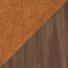 Rain 5pc Dining Set with Table & 4 Orange Chairs, 72"W - Orange/Brown | Ensemble de salle à manger Rain 5 pièces avec table de 72 po (L) et 4 chaises oranges - orange et brun
