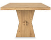 Shaw Dining Table, Trestle Base, 78"W - Natural | Table de salle à manger Shaw de 78 po (L) avec base à tréteaux - naturelle