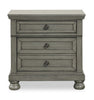 Chelsea 6pc Bedroom Set with Storage Bed, Dresser & Mirror, Grey - King Size | Ensemble de chambre à coucher Chelsea 6 pièces gris avec lit de rangement, commode et miroir - format très grand lit