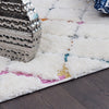 Robin Multi-Colour Moroccan Shag Area Rug - 6'7" x 9'6" | Carpette à poil long Robin multicolore à motif marocain - 6 pi 7 po x 9 pi 6 po