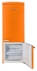 Unique Classic Retro 28" 17 Cu Ft. Bottom Mount Refrigerator - Orange - UNQ-455L O AC | Réfrigérateur Classic Rétro d’Unique de 28 po et de 17 pi3 à congélateur inférieur - orange - UNQ-455L O AC