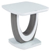 Brimley 21.75\" Modern End Table - White and Grey