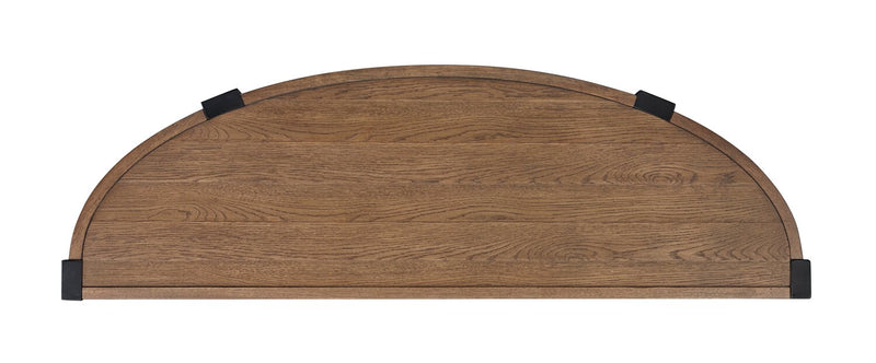 Gordon 56” Round Solid Wood Sofa Table - Brown
