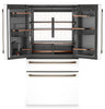 Café 36” 23.2 Cu. Ft. Smart Counter-Depth 4-Door French Door Refrigerator – Matte White - CJE23DP4WW2  | Réfrigérateur intelligent 4 portes Café de 23,2 pi3 et de 36 po de profondeur comptoir à portes françaises - blanc mat - CJE23DP4WW2