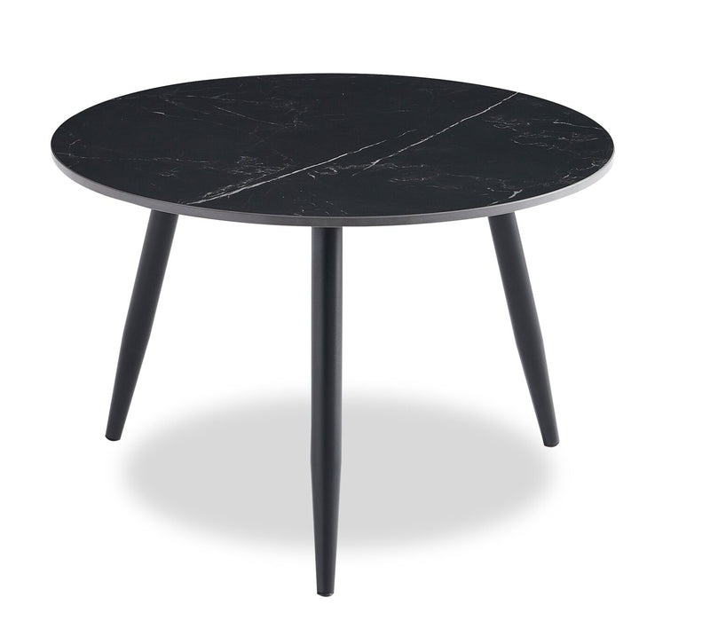 Delancey 31.5\" Modern 3-Pack Coffee + 2 End Tables - Black