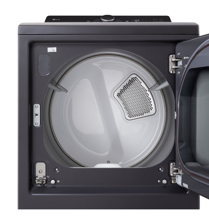 LG 7.3 Cu. Ft. Electric Dryer - Matte Black - DLE8400BE