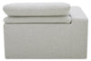 Sky Modular 45.75" Fabric Left-Facing Power Reclining Chair with Feather Down Cushions - Nathan Wheat | Fauteuil de gauche à inclinaison électrique modulaire Sky de 45,75 po en tissu avec coussins en duvet et plumes - blé Nathan