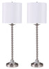 30" Brushed Nickel 2-Piece Set, with Two Table Lamps | Ensemble 2 lampes de table de 30 po en nickel brossé | SB0210PK