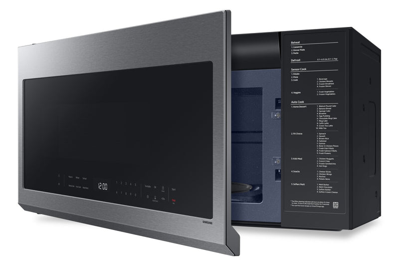Samsung 2.1 Cu. Ft. Over-the-Range Microwave with 400 CFM and LED Display - Stainless Steel - ME21DG6300SRAC