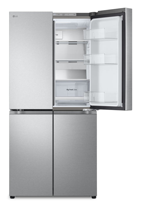 LG 33\" 18.6 Cu. Ft. French 4-Door Counter-Depth Refrigerator - Stainless Steel - LF19C8200S