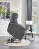 Claire 34" Chenille Fabric Power Lift Reclining Chair - Granite Grey | Fauteuil basculeur à inclinaison électrique Claire de 34 po en tissu de chenille - gris granite