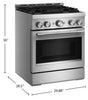 KitchenAid 4.1 Cu. Ft. Gas Range with No Preheat Air Fry Mode – Stainless Steel - KFGS930SSS | Cuisinière à gaz KitchenAid de 4,1 pi3 avec mode de friture à air sans préchauffage - acier inoxydable - KFGS930SSS