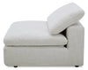 Sky Modular 5-Piece Fabric Power Reclining Sectional with Removable Feather Down Cushions - Nathan Wheat | Sofa sectionnel à inclinaison électrique modulaire Sky 5 pièces en tissu avec coussins amovibles en duvet et plumes - blé Nathan