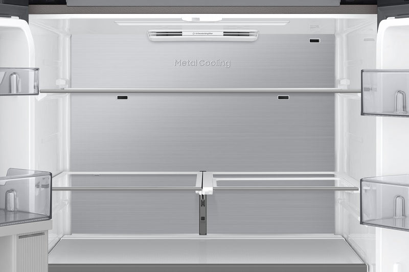 Samsung 36\" 29 Cu. Ft. Bespoke 4-Door Flex™ with Beverage Center™ Refrigerator - Stainless Steel - RF29DB9600QLAA