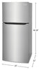 Frigidaire 30" 20 Cu. Ft. Top Freezer Refrigerator – Fingerprint Resistant Stainless Steel - GRTE2055AF | Réfrigérateur Frigidaire de 20 pi³ et de 30 po à congélateur supérieur - acier inoxydable résistant aux traces de doigts - GRTE2055AF