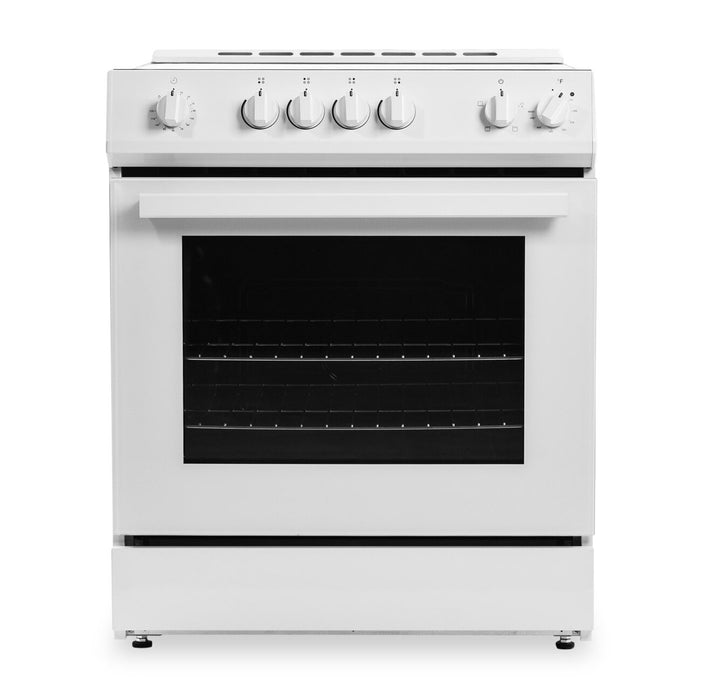 Danby 5.0 Cu. Ft. Smooth Top Electric Range - White - DRRM300WC