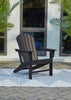 Bask Outdoor Patio Adriondack Chair - High Density Plastic, UV & Weather Resistant - Black | Chaise Adirondack Bask pour la terrasse à l’extérieur, plastique haute densité, résistant aux rayons UV et aux intempéries - noire