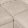 Envy 2-Piece Chenille Fabric Right-Facing Sleeper Sectional - Almond Beige | Sofa-lit sectionnel de droite Envy 2 pièces en tissu de chenille - beige amande