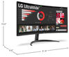 LG 31.5” UltraGear™ Nano IPS 100Hz 5ms (GtG) NVIDIA Gaming Monitor (34WR50QK-B) |  Moniteur de jeu IPS UltraGearMC Nano de LG de 31,5 po à 100 Hz et 5 ms (GàG) avec NVIDIA (34WR50QK-B)
