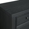 Casa Bedside 3-Drawer Nightstand with USB Port, 27"W x 26.5"H, Wood - Black | Table de nuit Casa de 27 po (l) x 26,5 po (H) en bois à 3 tiroirs avec port USB - noire