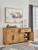 Archer Dining Server, 66"W, 2 Drawers & 4 Doors with Adjustable Shelves - Light Brown | Desserte de salle à manger Archer de 66 po (L) avec 2 tiroirs, 4 portes et tablettes réglables - brun clair