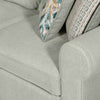 Scott Living Haven 4-Piece Left-Facing Chenille Fabric Sleeper Sectional with Storage Chaise - Seafoam Blue | Sofa-lit sectionnel de gauche Haven de Scott Living 4 pièces en tissu de chenille avec fauteuil long de rangement - bleu écume de mer