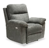 Made in Canada Oliver 40\" Chenille Fabric Power Reclining Chair with USB Port - Addison Pewter Grey