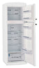 Unique Classic Retro 24" 11 Cu Ft. Top Freezer Refrigerator – Marshmallow White - UNQ-310L W TM | Réfrigérateur Classic Rétro d’Unique de 24 po et de 11 pi3 à congélateur supérieur - blanc guimauve - UNQ-310L W TM