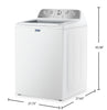 Maytag 5.5 Cu Ft. Top Load Impeller Washer with Pet Pro Option - White - MTW5600RW	 | Laveuse Maytag à chargement par le haut de 5,5 pi3 avec turbine et option Animal Pet Pro - blanche - MTW5600RW