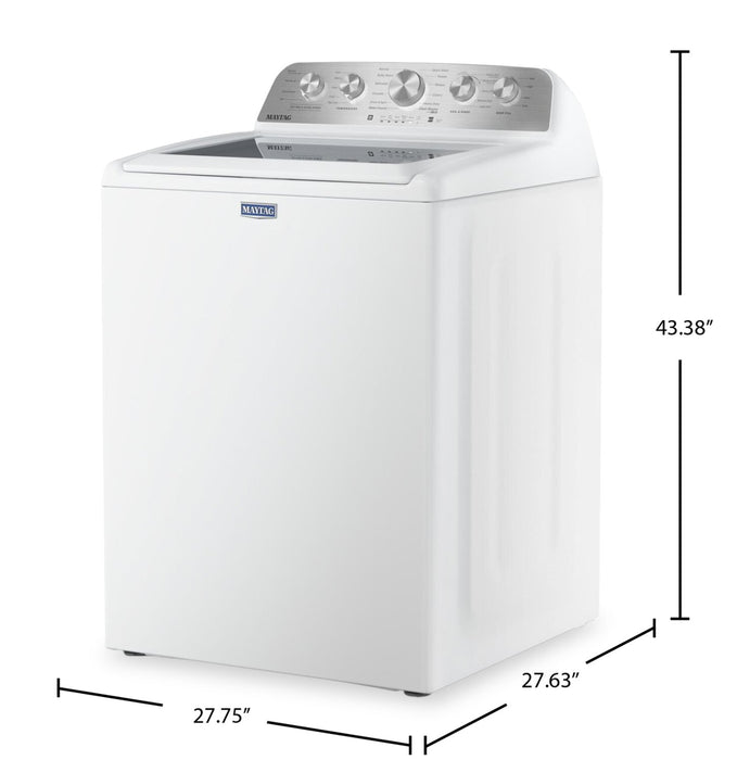Maytag 5.5 Cu Ft. Top Load Impeller Washer with Pet Pro Option - White - MTW5600RW\t