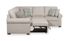 Scott Living Haven 3-Piece Chenille Fabric Sleeper Sectional - Grey | Sofa-lit sectionnel Haven de Scott Living 3 pièces en tissu de chenille - gris