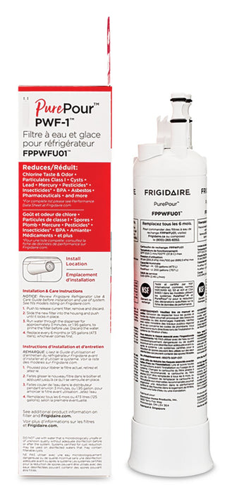 Frigidaire PurePour Water and Ice Refrigerator Filter - FPPWFU01