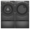 Whirlpool 5.2 Cu. Ft. Smart Front-Load Washer and 7.4 Cu. Ft. Gas Dryer - Volcano Black | Laveuse intelligente à chargement frontal de 5,2 pi³, sécheuse à gaz de 7,4 pi³ de Whirlpool - noir volcan | WHFL57UG