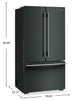 KitchenAid 36" 24 Cu. Ft. Counter-Depth French Door Refrigerator - Juniper - KRFC236SJP | Réfrigérateur KitchenAid de 36 po et de 24 pi3 de profondeur comptoir à portes françaises - genévrier - KRFC236SJP