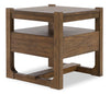 Gideon 24” Solid Wood Country-Style End Table - Brown | Table de bout Gideon de 24 po de style champêtre en bois massif - brun