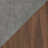 Rain 5pc Dining Set with Table & 4 Grey Chairs, 72"W - Grey/Brown | Ensemble de salle à manger Rain 5 pièces avec table de 72 po (L) et 4 chaises grises - gris et brun