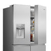 Hisense 36" 22.5 Cu. Ft. Couter-Depth French 4-Door Refrigerator - Stainless Steel - RQ23G4FSEI | Réfrigérateur Hisense de 22,5 pi3 et de 36 po de profondeur comptoir à 4 portes françaises - acier inoxydable - RQ23G4FSEI