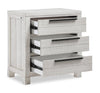Haven Bedside 3-Drawer Nightstand with USB Port, 26"W x 28"H - White | Table de nuit Haven de 26 po (L) x 28 po (H) à 3 tiroirs avec port USB - blanche