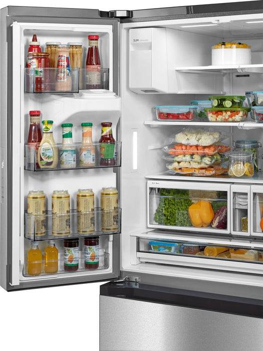 Midea 36\" 29.3 Cu. Ft. Smart French-Door Refrigerator - Stainless Steel - MRF29D2AST