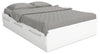 Riley Mates Bed with 3-Drawer Storage for Kids, Made in Canada, White - Full Size | Lit matelot Riley avec 3 tiroirs de rangement pour enfants, fabriqué au Canada, blanc - format lit double