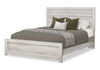 Aspen Panel Bed with Headboard & Frame, Grey - Queen Size | Lit à panneaux Aspen avec tête de lit et cadre de lit, gris - format grand lit