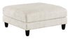 Lounge Modular 40\" Chenille Fabric Ottoman – Beige 