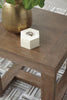 Jasper 24" End Table - Grey Brown | Table de bout Jasper de 24 po - brun-gris