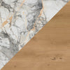 Marina 25” Contemporary End Table with Stone Tile - Natural | Table de bout contemporaine Marina de 25 po avec carreau en pierre - naturelle