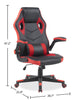 Phoenix  26.7" Ergonomic Gaming Chair with Lumbar Cushion - Black & Red | Fauteuil de jeu ergonomique Phœnix de 26,7 po avec coussin lombaire - noir et rouge
