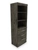 Camden 102.7" 3-Piece Entertainment Centre with Storage and Cable Management for TVs up to 60" - Alabaster Oak | Meuble audio-vidéo Camden 3 pièces de 102.7 po avec rangement et système de gestion des câbles pour téléviseurs jusqu’à 60 po - chêne albâtre