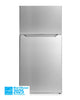 Danby 27.56” 14.2 Cu. Ft. Apartment Size Top Mount Refrigerator - Stainless Steel - DFF142E1SSDB 	 | Réfrigérateur Danby de format appartement de 14,2 pi3 et de 27,56 po à congélateur supérieur - acier inoxydable - DFF142E1SSDB