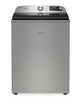 Maytag 6.0 Cu. Ft. Smart Top-Load Washer and 7.4 Cu. Ft. Electric Dryer - Radiant Silver | Laveuse intelligente à chargement par le haut de 6,0 pi³ et sécheuse électrique de 7,4 pi³ de Maytag - argenté radieux