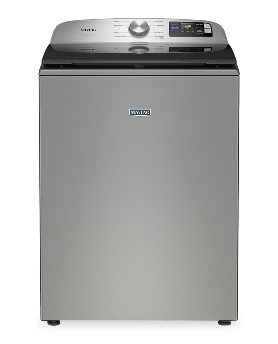 Maytag 6.0 Cu. Ft. Smart Top-Load Washer and 7.4 Cu. Ft. Electric Dryer - Radiant Silver